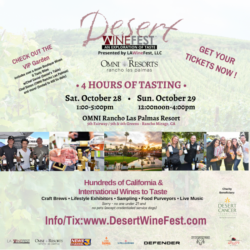 Desert WineFest 2023 Tickets and Event Information